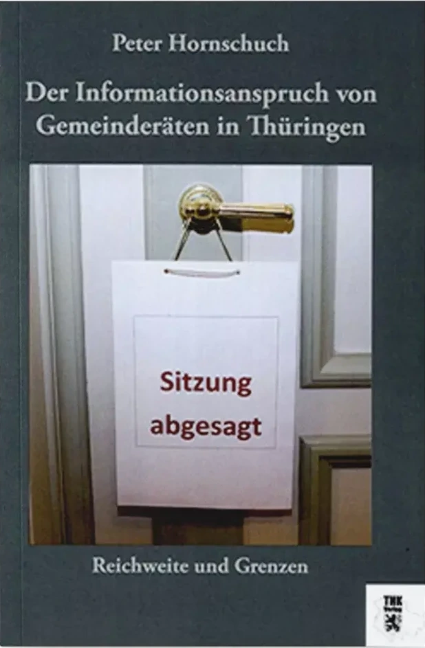 Cover: Der Informationsanspruch von Gemeinderäten in Thüringen