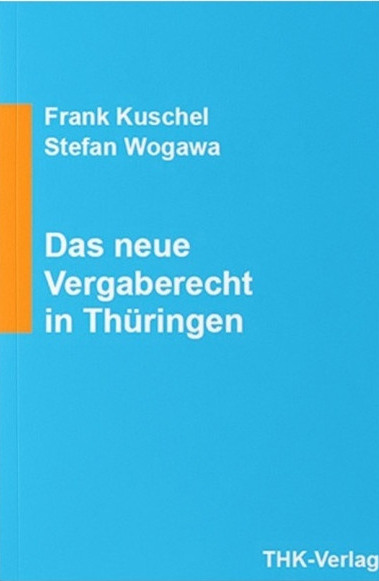 Cover: Das neue Vergaberecht in Thüringen